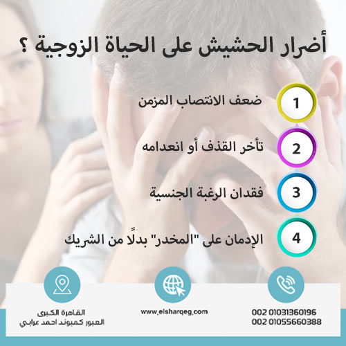 أضرار الحشيش على الحياة الزوجية ؟