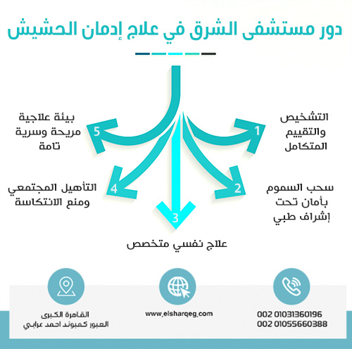 دور مستشفى الشرق في علاج إدمان الحشيش