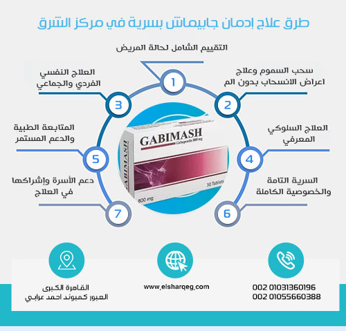 طرق علاج إدمان جابيماش بسرية في مركز الشرق