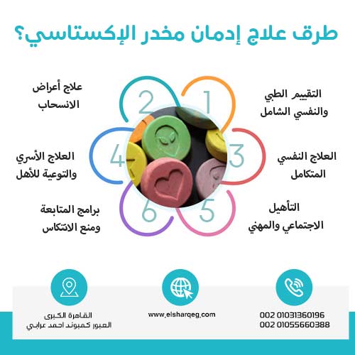 طرق علاج إدمان مخدر الإكستاسي؟