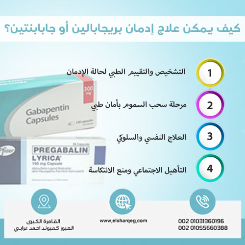 كيف يمكن علاج إدمان بريجابالين أو جابابنتين؟
