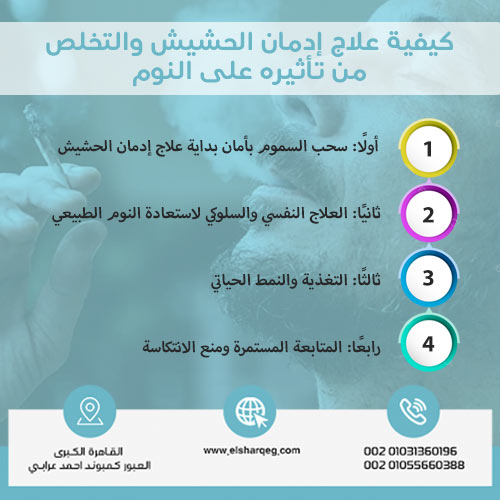 كيفية علاج إدمان الحشيش والتخلص من تأثيره على النوم