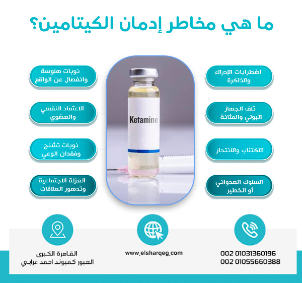 ما هي مخاطر إدمان الكيتامين؟