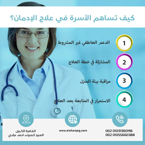 كيف تساهم الأسرة في علاج الإدمان؟