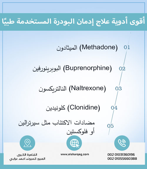 أقوى أدوية علاج إدمان البودرة المستخدمة طبيًا