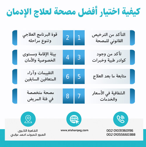 كيفية اختيار أفضل مصحة لعلاج الإدمان