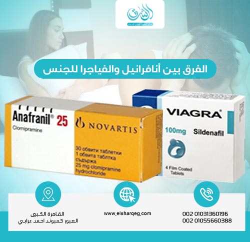الفرق بين أنافرانيل والفياجرا للجنس