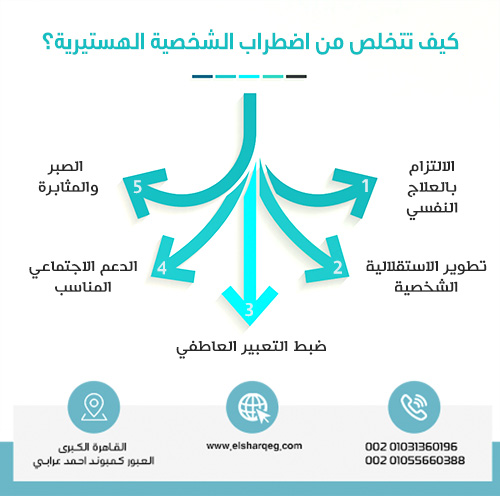 كيف تتخلص من اضطراب الشخصية الهستيرية؟