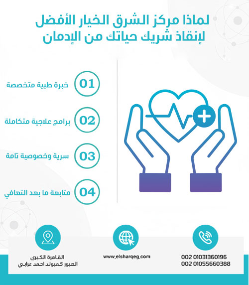 لماذا مركز الشرق الخيار الأفضل لإنقاذ شريك حياتك من الإدمان